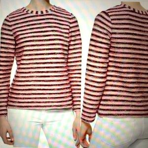 Tory Burch Long Sleeve Terry Sweater